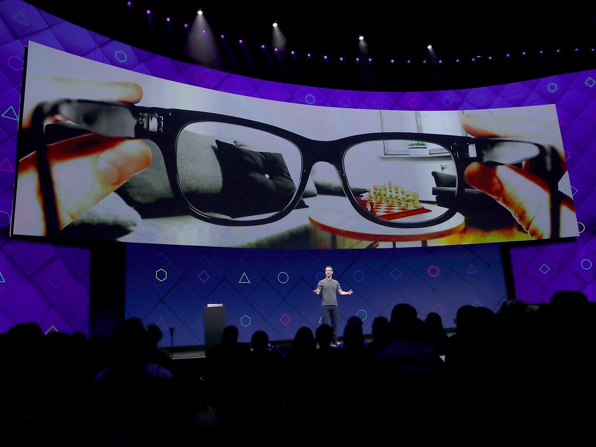 CES's tweet image. .@facebook is working on futuristic smart glasses read.bi/2viEgTT via @businessinsider