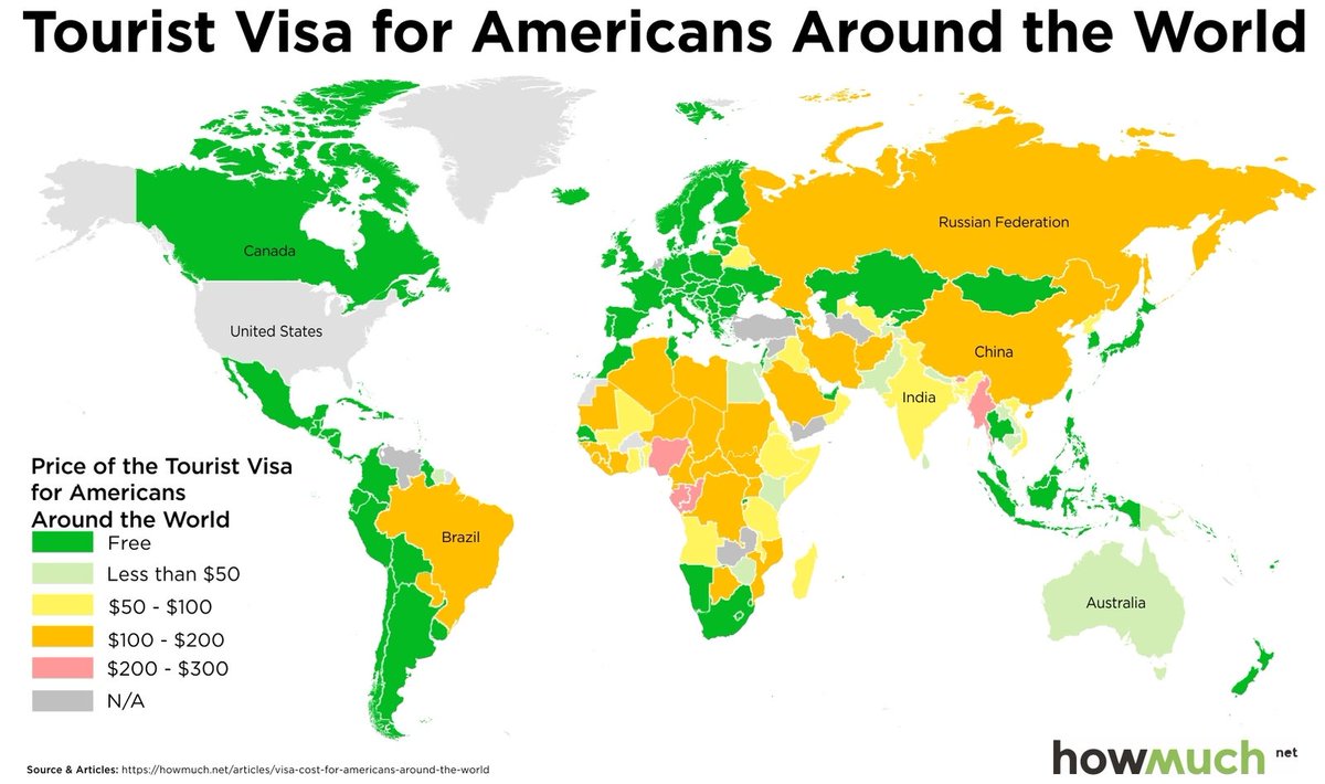 AmericanGeo's tweet photo. Are you travelling soon? Find out how much it costs to obtain a tourist visa! https://t.co/nfRzSIu0F9 https://t.co/I4bv0WHA2e