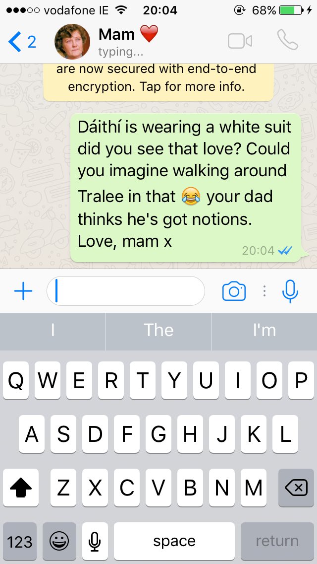 TodayFM's tweet photo. Waiting for these texts to come in from your mammy as the #RoseofTralee is on tonight 

Tweet us if your mam texts you during it 😂 https://t.co/JOnb8aM6uM