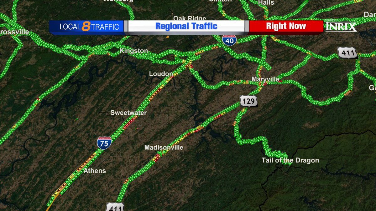 wvlt's tweet photo. Lots of slowdowns on the roads as folks head home around the same time!  #8clipse https://t.co/IFIa4R3JFj