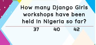 pyconnigeria's tweet image. Answer this correctly to win one of our #PyConNGTickets? (Follow @CowryWise &amp;amp; include #PyConNGTickets in your answer)

#PyConNG2017 #PyConNG
