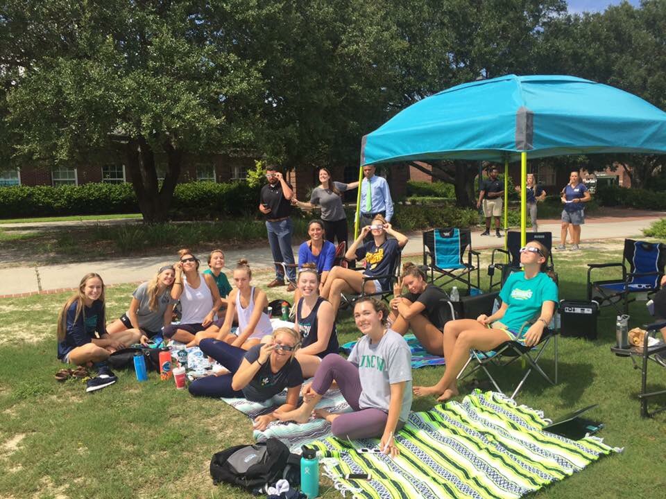 UNCWVolleyball's tweet image. The Dub Life #2017solareclipse