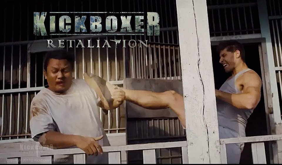 To maintain the realism, some sacrifices had to be made. Our stunt crew were amazing. #kickboxerretaliation #jcvd #miketyson #alainmoussi