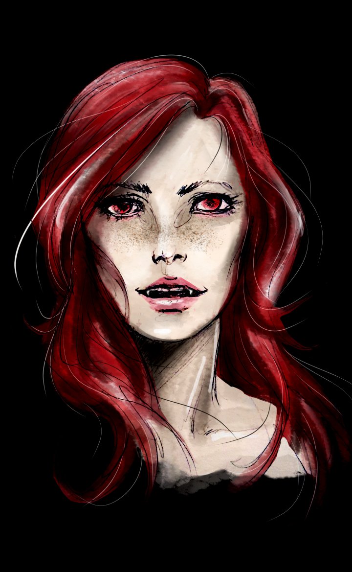 Red head vampire