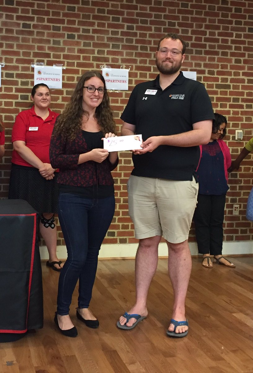 possibleperez's tweet photo. Raffle prize winners at #GSNSO2017
#GradTerps
#Spartners Orientation
#Spartner #OGDI https://t.co/VcJIxyRNyB