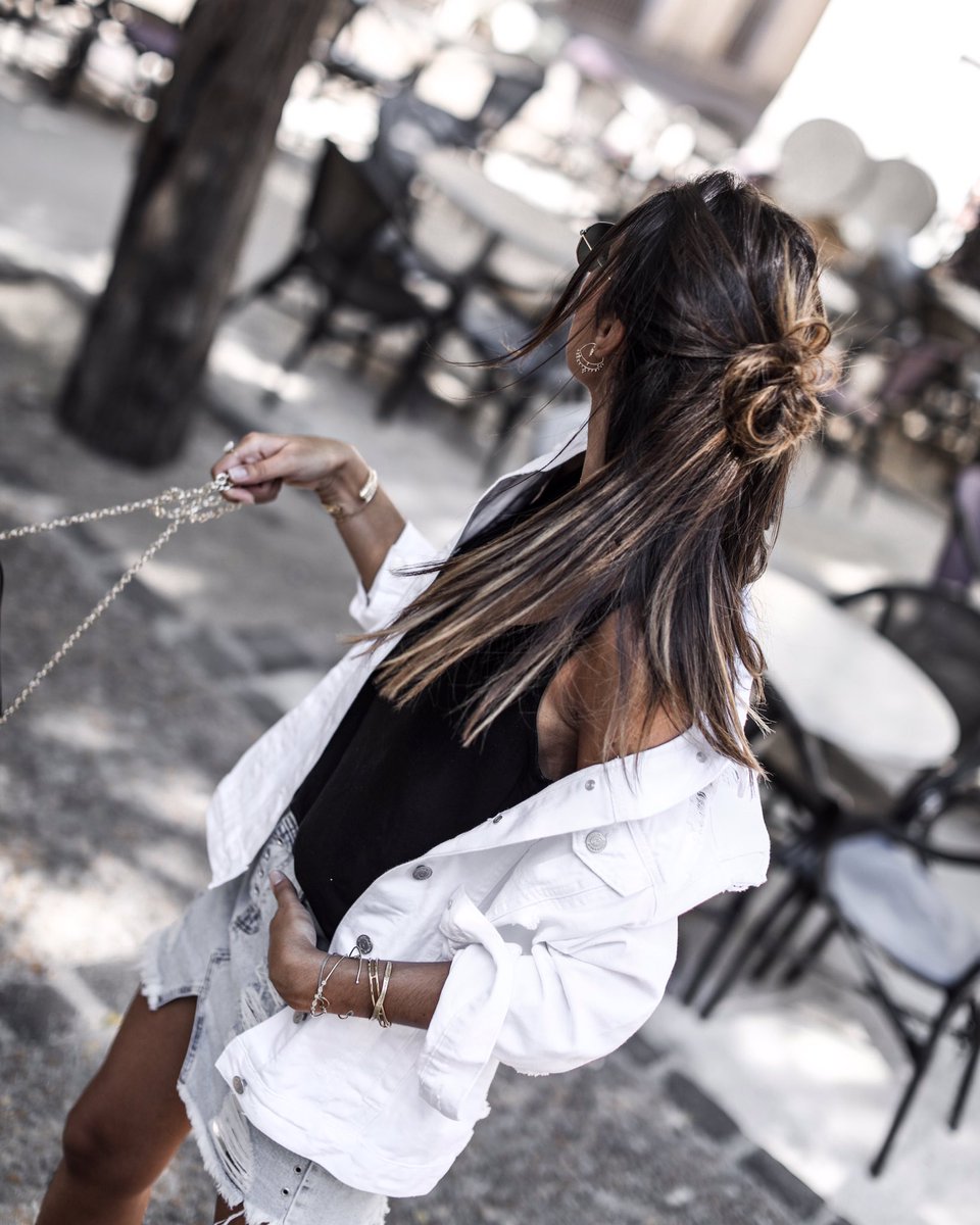 White denim by @NewLookFR ✔️ Ref 514258910 bit.ly/2whsGwN #ootd #denimjacket #thisisnewlook #ad #blogmode #outfit