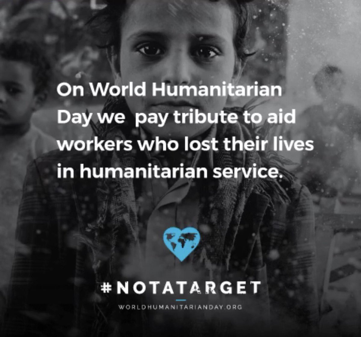 laurenepowell's tweet photo. In times of crisis, there are heroes who run toward danger, seeking to help others. On #WorldHumanitarianDay, we honor those who were lost. https://t.co/PX6TzjfowG