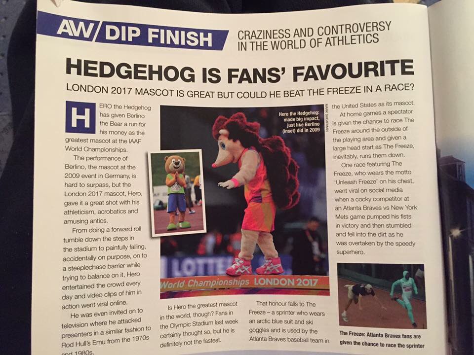 WeAreHeroFans's tweet photo. @AthleticsWeekly he's our favourite too #HeroFans https://t.co/jQRL3GHdqQ
