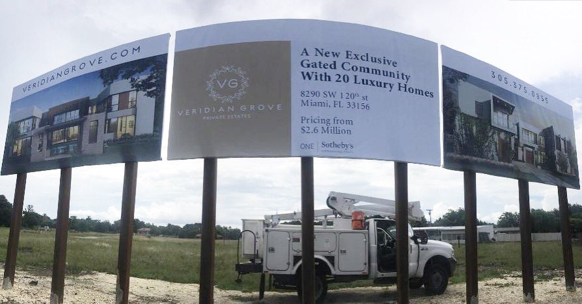 Sotheby's billboards Pinecrest
