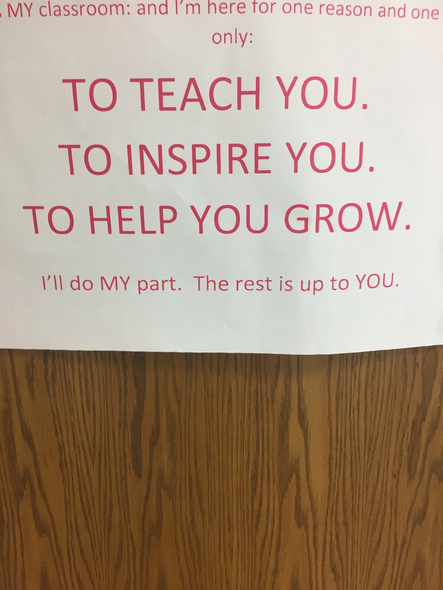 trevor_alward's tweet photo. Toured our new HS collaboration rooms today. This hangs on the wall in Charlie's room. He is still teaching us all. #WeRGB #Purpose https://t.co/R1cJF4nTN2