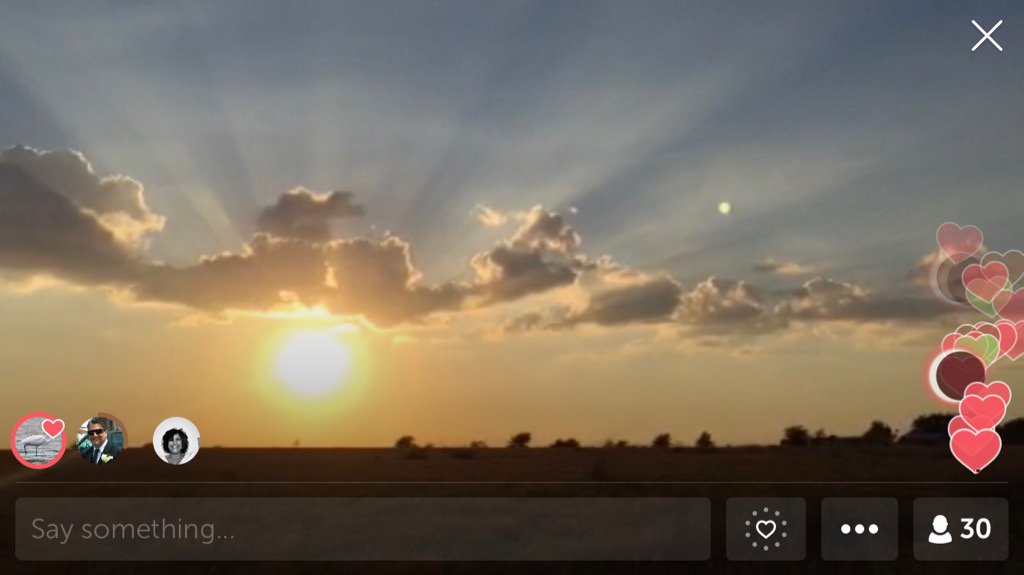 kanji_k's tweet photo. .@Jamie_G13 on #Periscope: Let's Enjoy a Post #eclipse #sunset in Texas! #golive #eclipse20… https://t.co/8sK4I90Brc https://t.co/fMUyOPkcuC