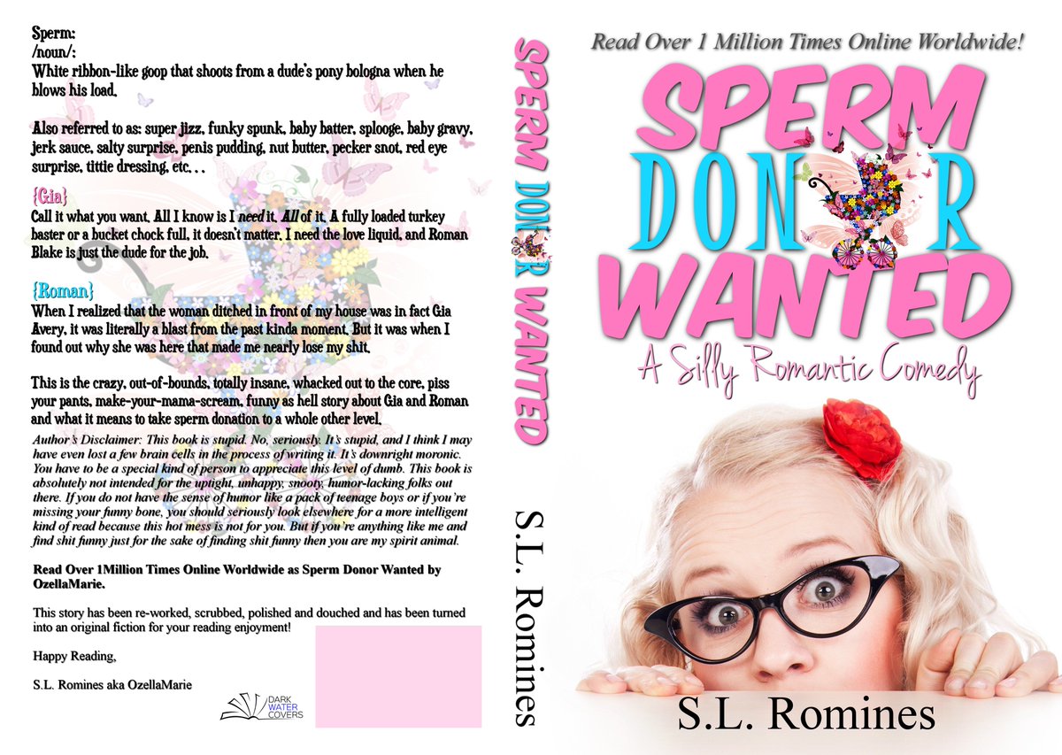 authorslromines's tweet photo. Sperm Donor Wanted is #live! Snag your copy today and find out why #DirkIsADick 😜#SLRomines #SDW #OneClick #Comedy https://t.co/QZUNxThFnS https://t.co/peUQ3qG0ao