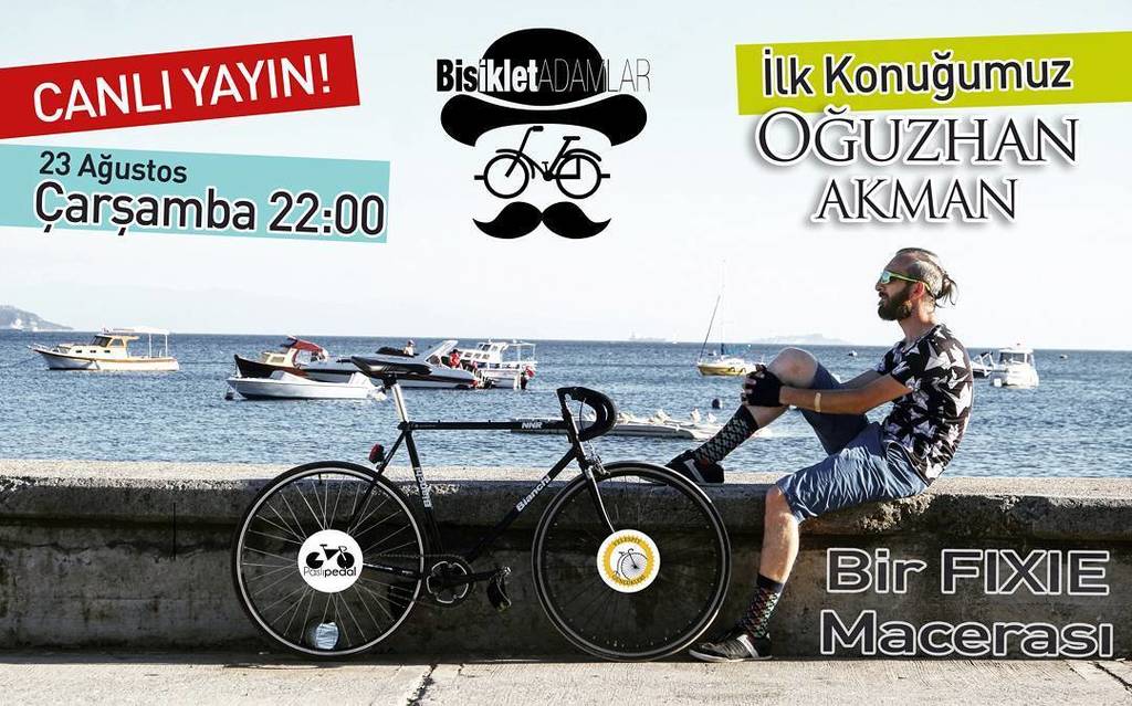 23 Ağustos Çarşamba günü saat 22:00'de <a href="/paslipedal/">Soner Aktas</a> kanalından Soner ile Bisiklet Adamlar kanalında canlı yayında i… ift.tt/2vTEzb1