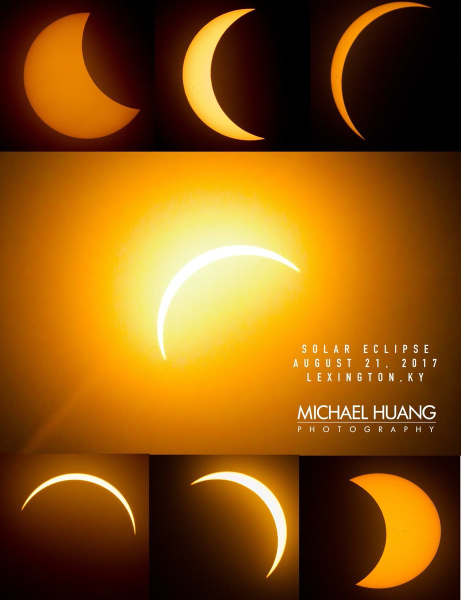 JenNimePalumbo's tweet photo. A cool look at today's solar eclipse in Lexington from @DrMikeUK. #Eclipse2017 #kyeclipse https://t.co/CYNKAaxd7d