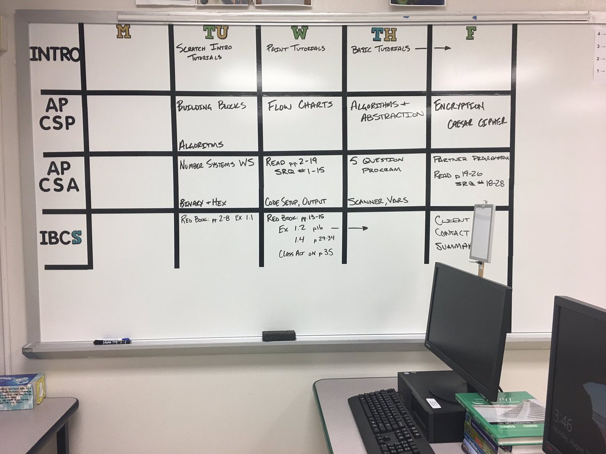 LHS_CompSci's tweet photo. This week in LHS Comp Sci classes. https://t.co/t4vN3lTELn