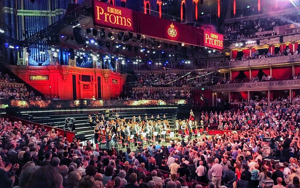 TheCBSO's tweet photo. A joy to share #Prom50 today - thanks Mirga, Leila Josefowicz, Gerald Barry, Allan Clayton &amp; those joining us @RoyalAlbertHall or @BBCRadio3 https://t.co/NIs8m1RB8g