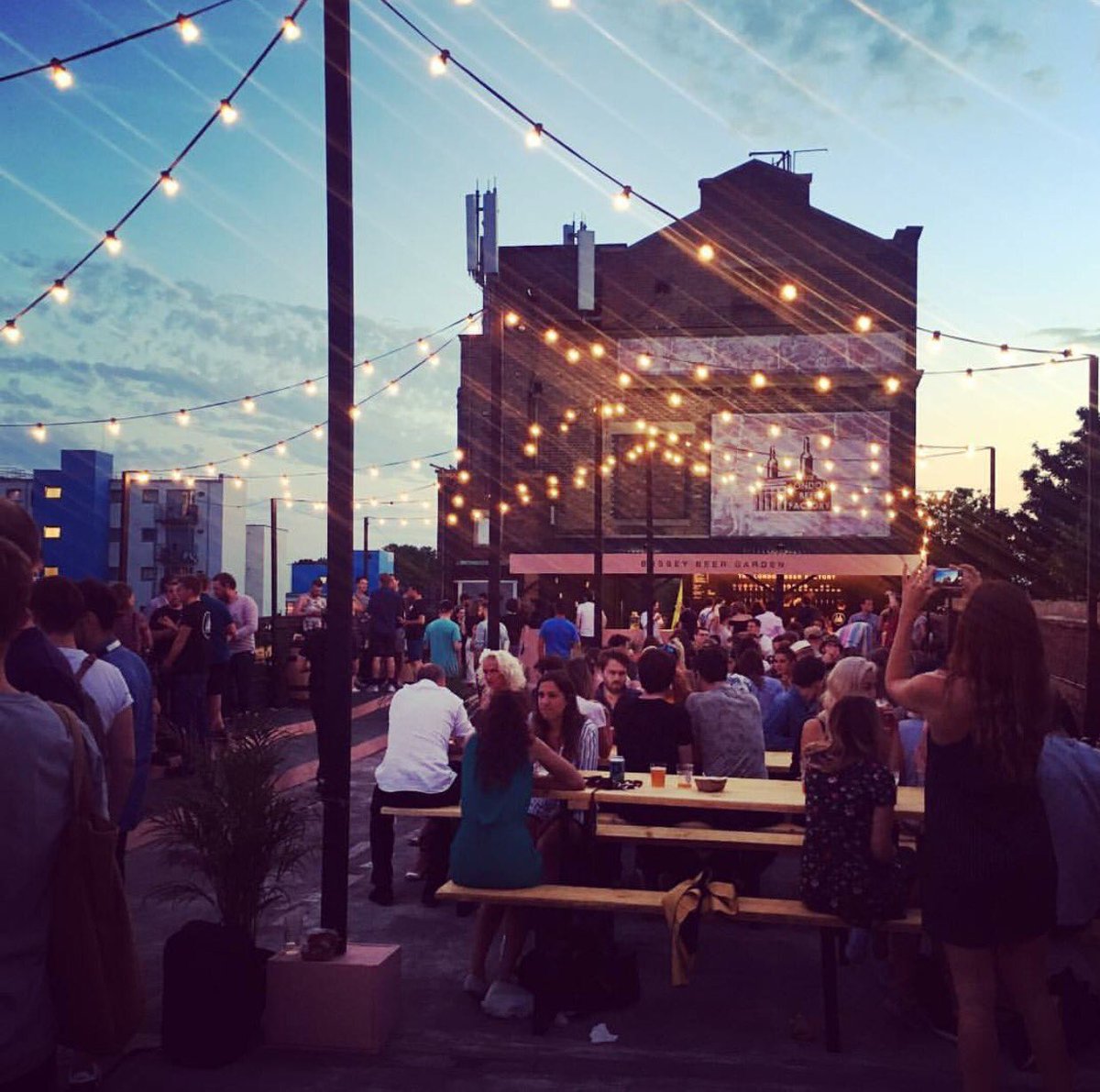 We're excited about being up on the roof at @BUSSEYBEERGARDN this weekend. We'll see you Thursday to Monday, all over the bank holiday. #pex