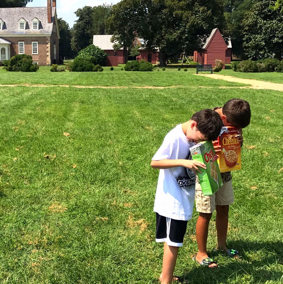 GunstonHall's tweet photo. So much fun veiwing the #SolarEclipse today from our riverside garden! See you in 2024! #TotalEclipseoftheHall #SunstonHall https://t.co/mHqAZ1YDqR