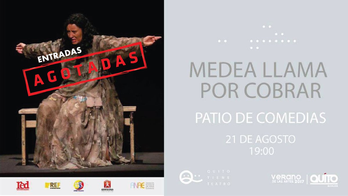 quitoteatro's tweet photo. Gracias por la gran acogida!!! Los esperamos en las obras de esta semana, mañana Soledad sola y La Espera.  https://t.co/6OqXXdIIwy https://t.co/EUcxWYdO6G