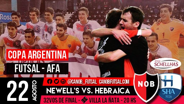 FutsalNewells's tweet photo. 🏆🇦🇷 ¡Este martes #Newells juega por Copa Argentina de #Futsal! La lepra va por otra hazaña frente al profesional Hebraica en Villa La Ñata. https://t.co/ca43J0SMw5