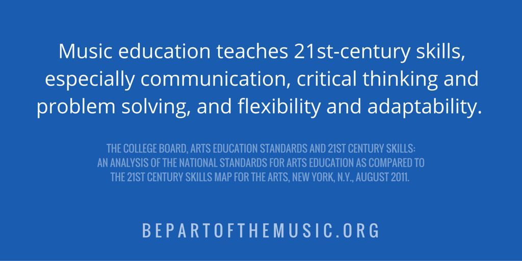 Encouraging students to participate in #band, #orchestra, and/or #choir is one of the best things you can do for their futures! #bpotm