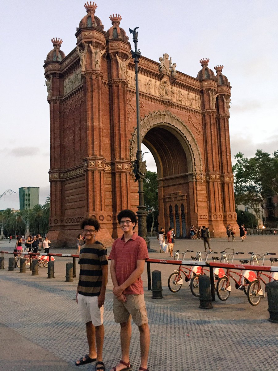 OlayaStudio's tweet photo. #Barcelona #arcdetriomf built as the main access gate for the 1888 Barcelona World Fair by architect Josep Vilaseca i Casanovas. https://t.co/548j7YTOzC