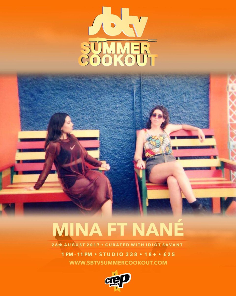 playing at <a href="/studio338/">studio338</a> on Saturday alongside <a href="/la_nane_mc/">Nané</a> !!! 

Tickets here: sbtvsummercookout.com