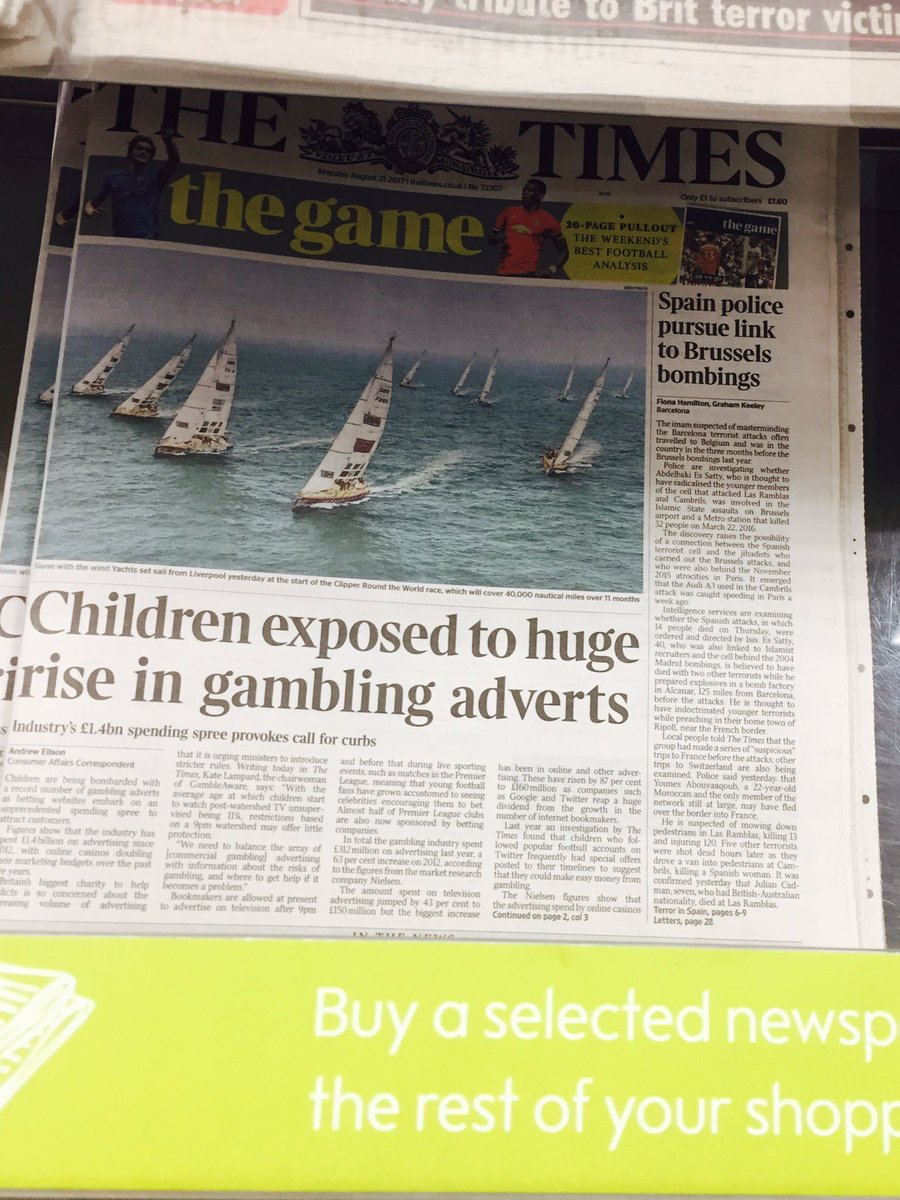 MarkEtiennePhot's tweet photo. Great to see #sailing make the front page of the @thetimes today https://t.co/aWkNh3qz1K