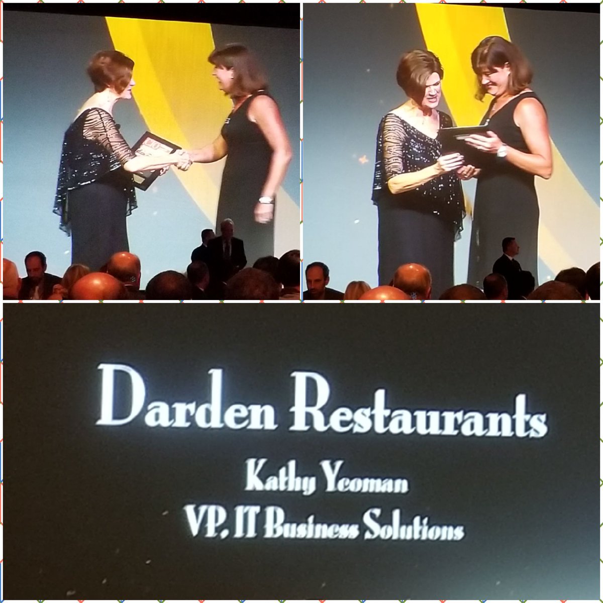 AnkicaMarCom's tweet photo. Congrats @darden Kathy Yeoman #CIO100 @CIOevents honoree! #weliveforthisstuff #NTTDCxO https://t.co/JB1Ev1JdCu