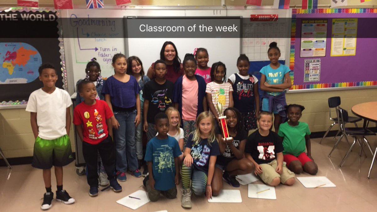 Congratulations to Ms. Fain's class for earning this week's Intermediate Classroom of the week. #hardworkers #rulefollowers