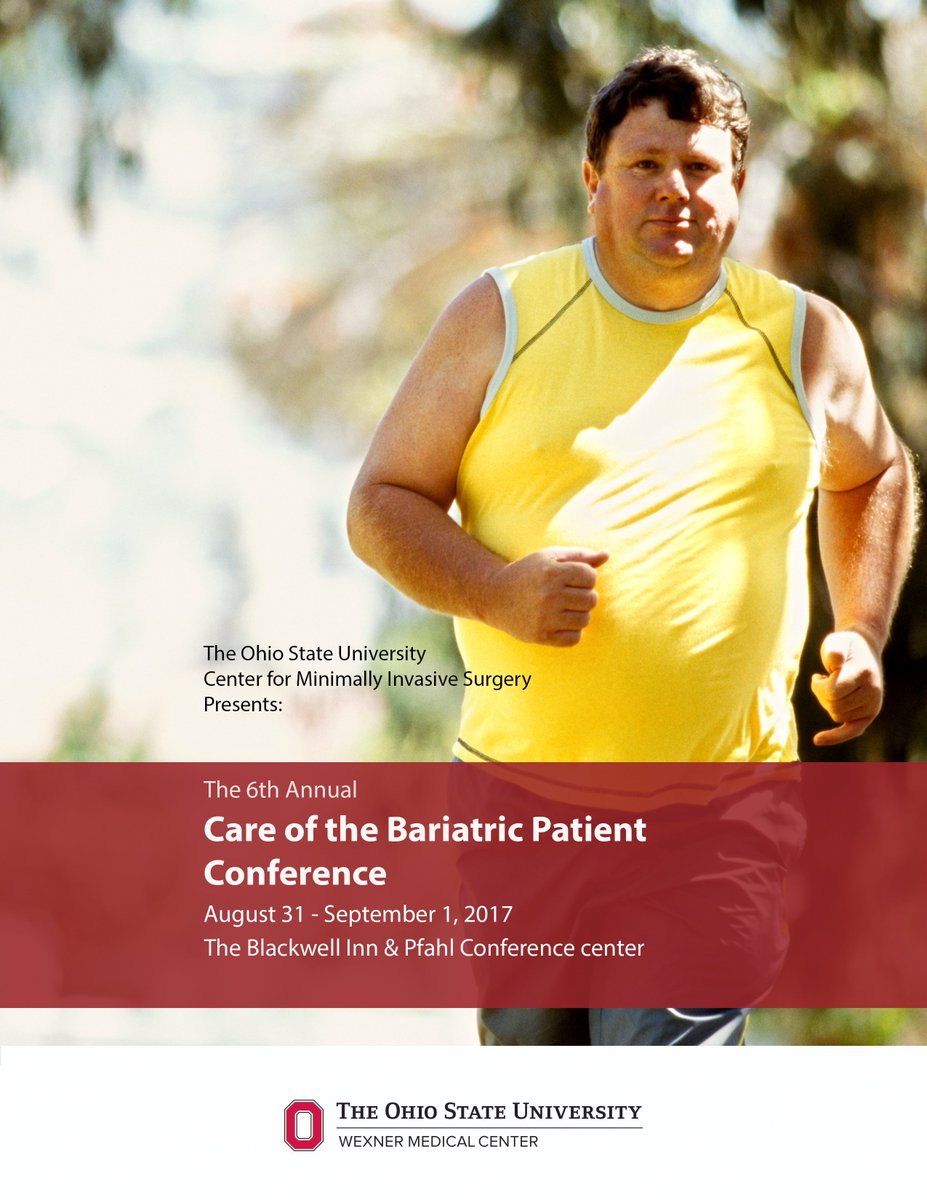 Ohio State Wexner Medical Center Surgery Dept. (@ohiostatesurg) on Twitter photo Please join our Center for MIS for their 6th Annual Care of the Bariatric Patient Symposium 8/31-9/1. To register: go.osu.edu/B39N Please join our Center for MIS for their 6th Annual Care of the Bariatric Patient Symposium 8/31-9/1. To register: go.osu.edu/B39N