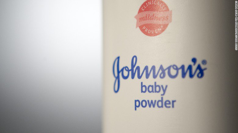 CNN's tweet photo. Johnson &amp; Johnson was ordered to pay $417 million to a longtime talcum powder user who has ovarian cancer https://t.co/KehObQmTW4 https://t.co/q50KYnFHsM