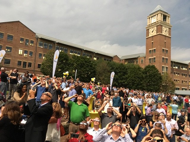 marceloclaure's tweet photo. Terrific to be with so many @Sprint partners in #KC for #solareclipse2017. Thanks to all who helped make #Sunblock2017 a success. https://t.co/lly8dsMsaS