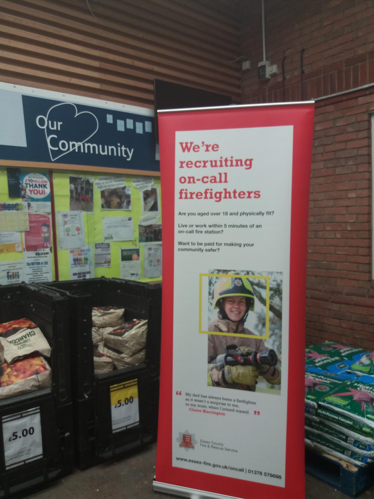 Saffron Walden Fire on Twitter "Big thank you to TESCO for allowing us