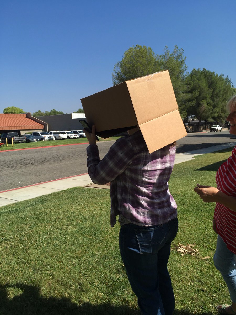 We had a blast trying to watch #SolarEclipse from our hq in Temecula!
