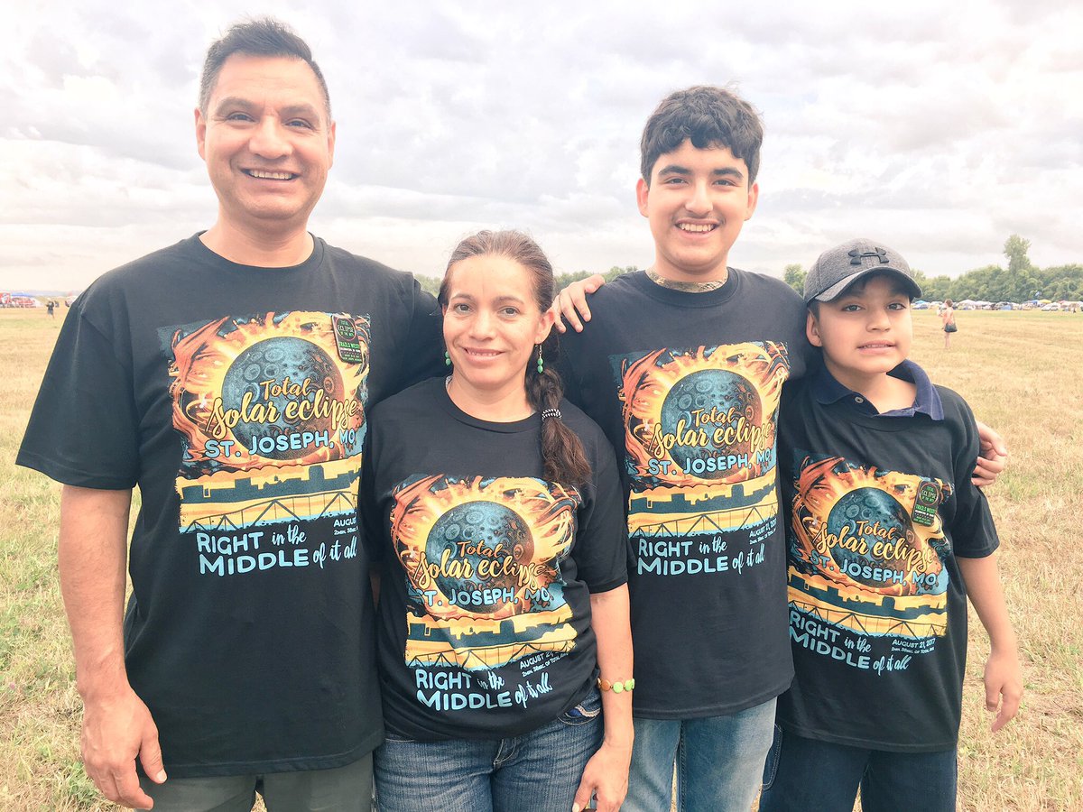 RudyHarperNews's tweet photo. I felt like a kid! I was in St. Jospeh where people from around the world gathered to watch the #kceclipse #Kenya #Brazil #Mexico https://t.co/BR5kfPLE78