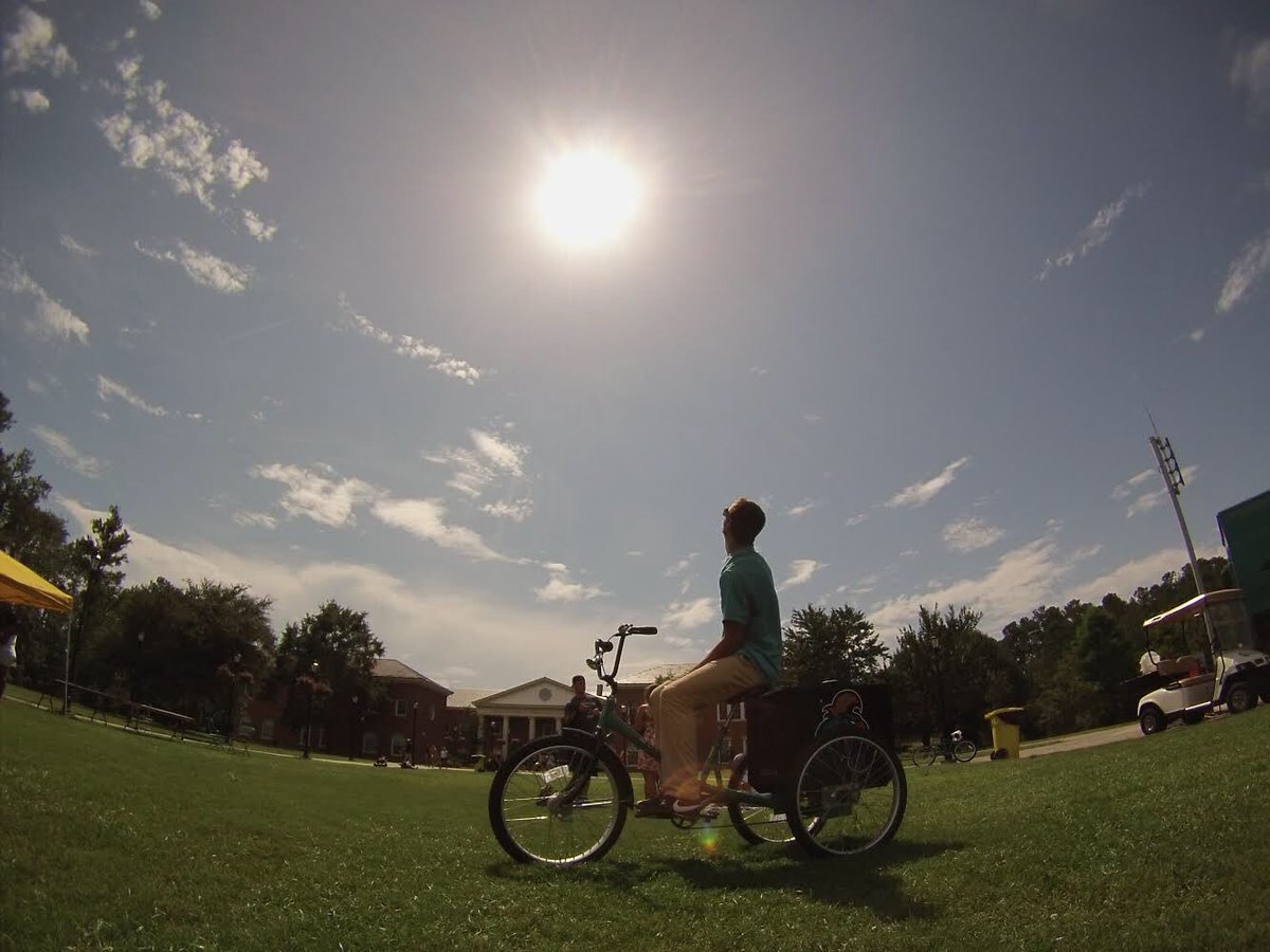babroughton's tweet photo. My GoPro caught a pretty cool random shot from today's #eclipse #CCU #CCUeclipse https://t.co/9BGklwmVxh