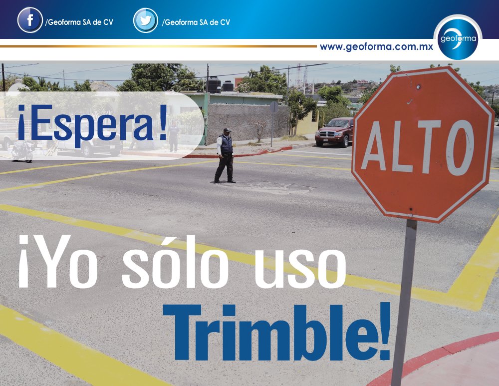GeoformaSAdeCV's tweet photo. ¡Espera! ✋
➡️ #YoSóloUsoTrimble  👉 Y ¿Tú?
#SoyGeoforma #Geoforma #Trimble #SoyTrimble https://t.co/fKJsK9mksX