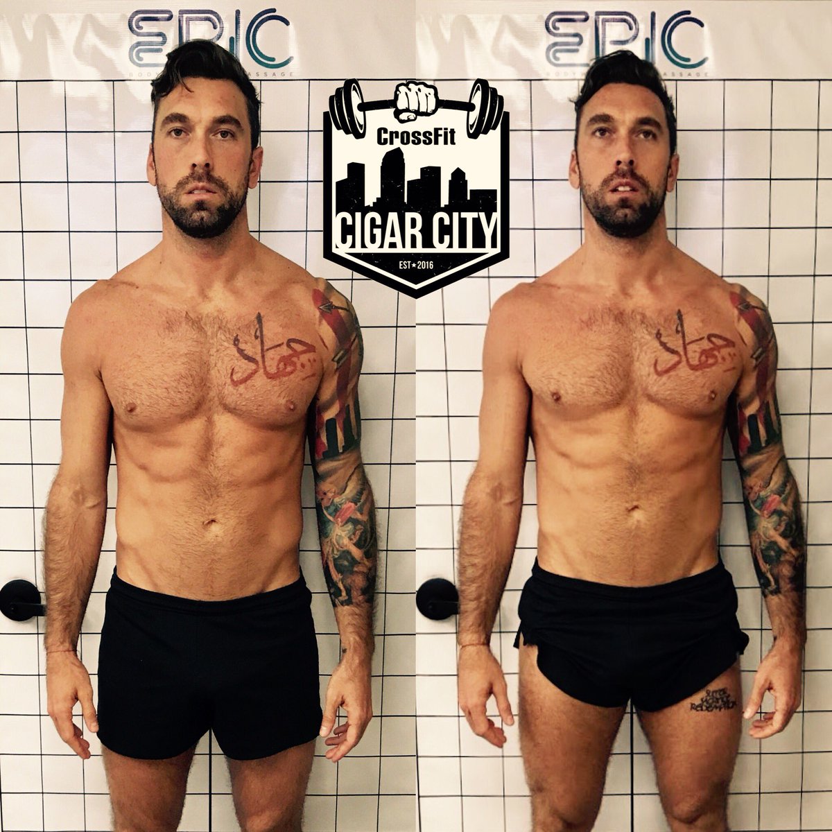 EPICServicesCo's tweet photo. Ben, owner of @CigarCityCF, came in for his first #bodywork #massage &amp; you can see results! #EBM #MoveFreely #Tampa #TampaBay #CrossFit #MCM https://t.co/eiIIm0y6v2