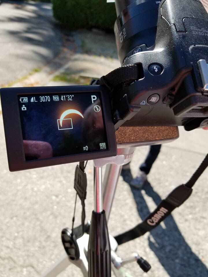 Rust2Marina's tweet photo. Solar eclipse was awesome! #SolarEclipse2017 https://t.co/9CBT2DKM1K