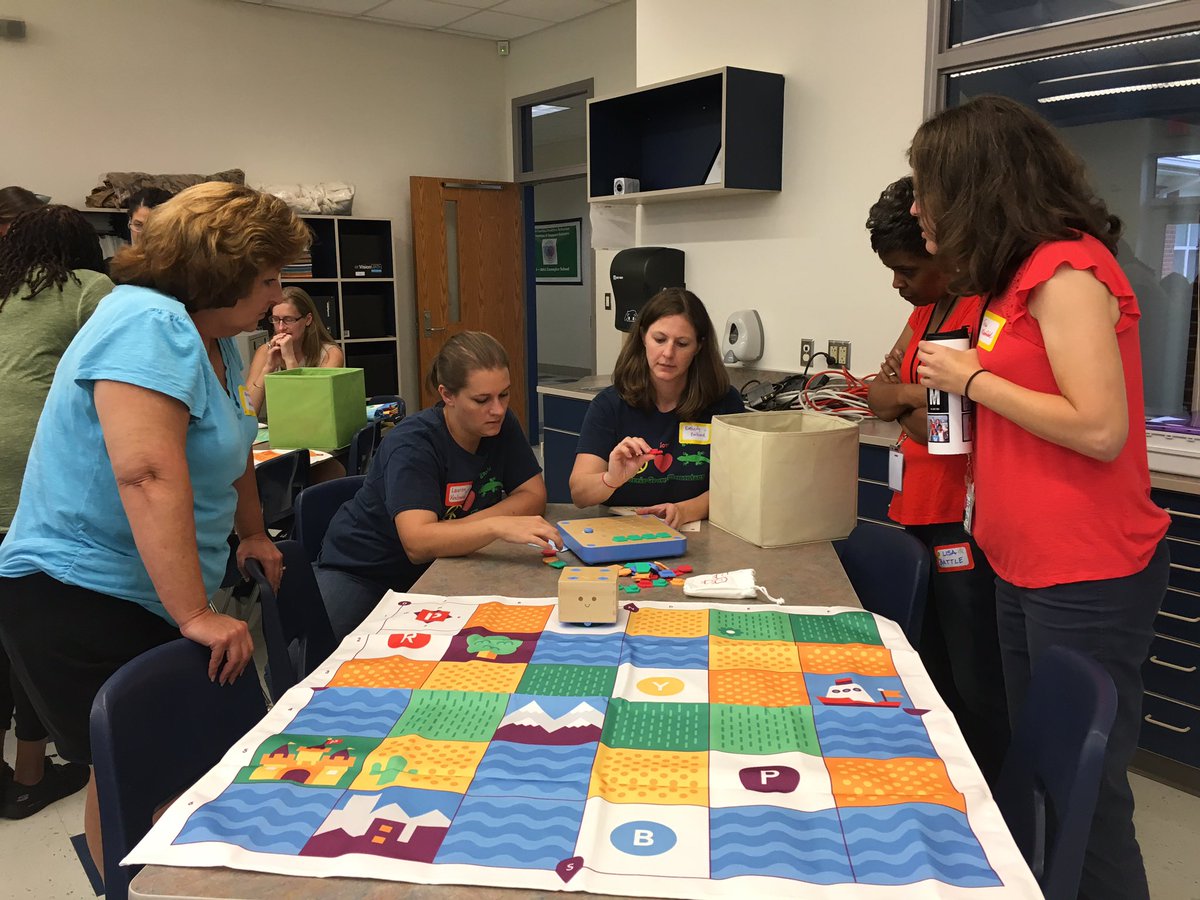 MGES Staff enjoyed team building with new technology tools today! Ready to share with our Geckos!