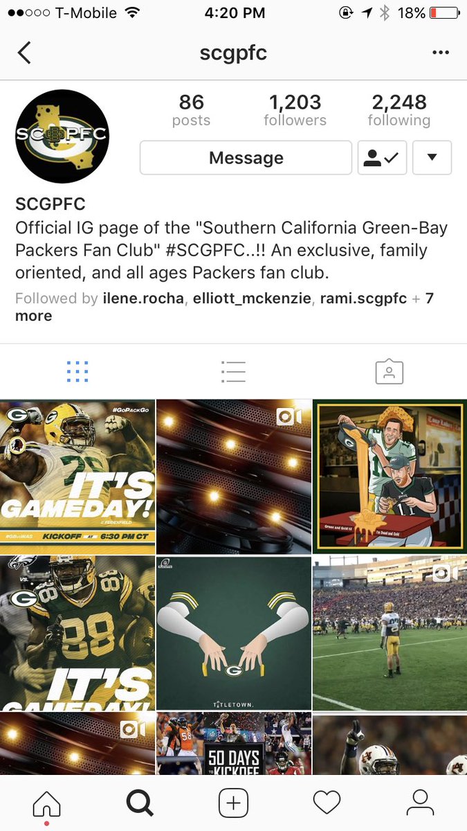 SCGPFC's tweet image. Don't forget to follow us on instagram for more updates about future events!! #SCGPFC #SoCalPackerFan #CantBeatTheCheese 💚💛🧀
