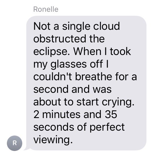 ChrisSuchanWOAI's tweet photo. THIS!! I asked my friend & colleague @rnllwilliamswx on his eclipse viewing experience in Lawson, MO #SolarEclipse2017 https://t.co/Opo1n7set5