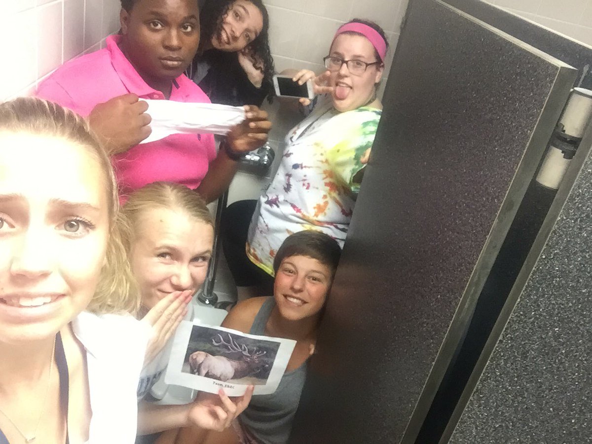 Team_ElkEC's tweet photo. Shawndell was definitely not in the women's bathroom.... #shittypic #wefit @ec_ranger https://t.co/OQEKLVVynI