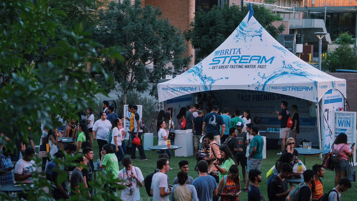 newbridgemg's tweet photo. Quenching thirst with @BritaUSA and its new #BritaStream pitcher across college campuses! Cheers to #britafastfriends ๐ฆ#experiential https://t.co/crCg9giECw