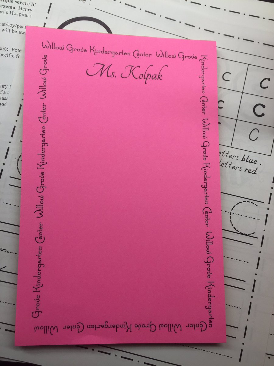 So excited for my new notepad! Definitely feeling inspired for a great year!