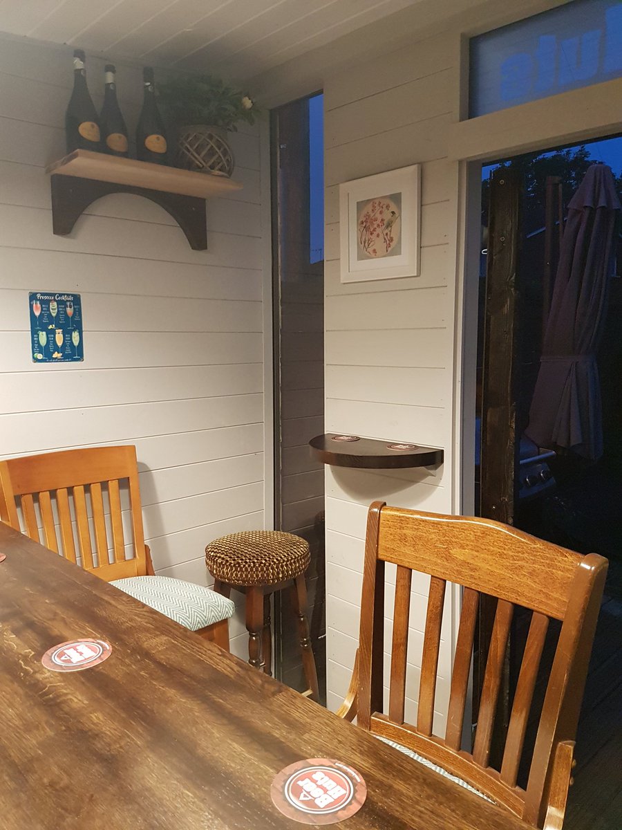 Good Morning Guys, book your appointment now to view our first Beer Hut! Your only 8 days away from having your own bar in your garden!