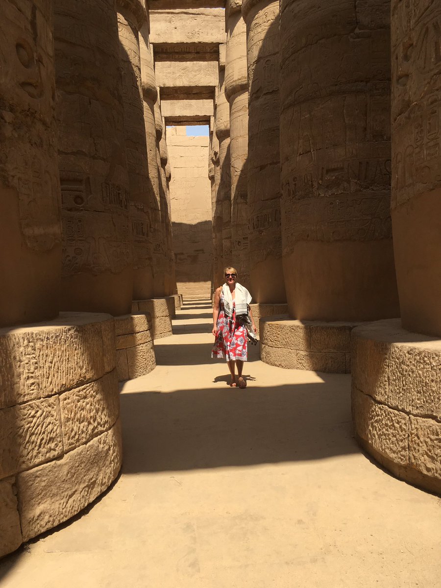 JulietKinsman's tweet photo. Egypt needs you. On our Nile River Cruise, we have Luxor, the world's greatest open-air museum all to ourselves @SanctuaryRet #EscapeExplore https://t.co/uGOoEn2mT9