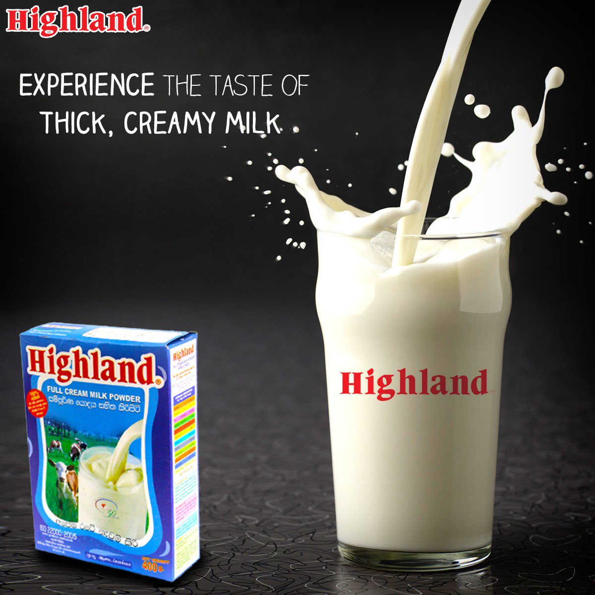 HighlandLK's tweet photo. Experience the taste of thick, creamy milk with every spoonful of Highland Milk Powder!

#Highland #Milkpowder #Creamy https://t.co/Fx951AeLM1