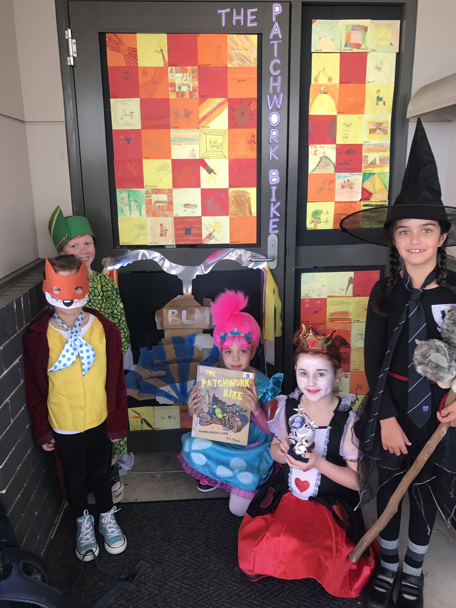 StChrisPanania's tweet photo. Winners are grinners! 🏆😄#bookweek #year2crew #escapetoeverywhere #thepatchworkbike #maxinebenebaclarke https://t.co/8k5MwOz6L9